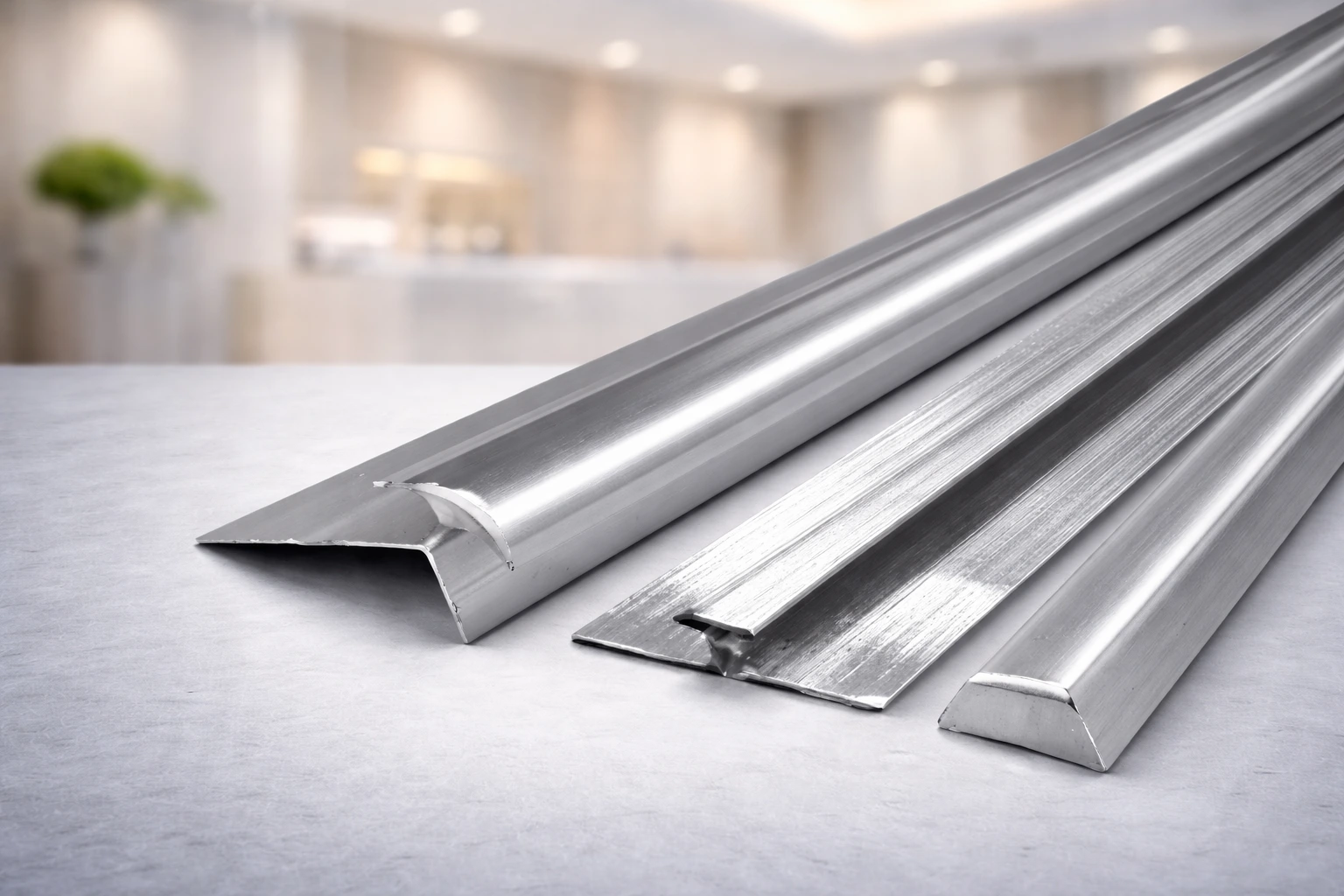 Perfiles de aluminio para instalación de wallpanels y láminas SPC - EDMAR HOME