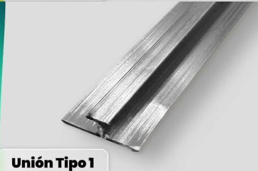 Perfil Unión Tipo I de aluminio para juntas entre paneles - EDMAR HOME